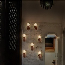 Europeisk Vegg Kreativ Retro Knyttneve Vegglampe Lys