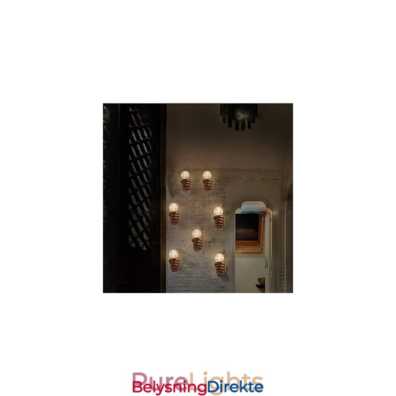 Europeisk Vegg Kreativ Retro Knyttneve Vegglampe Lys