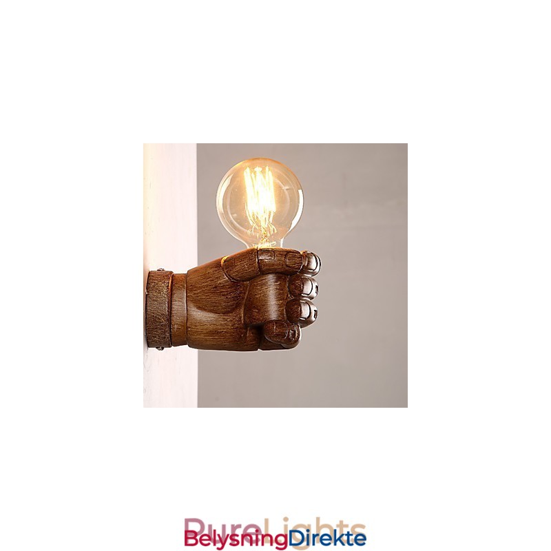 Europeisk Vegg Kreativ Retro Knyttneve Vegglampe Lys