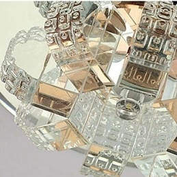 Krystall Taklampe Spotlight Smd 3W Kreativ Lampe Absorberer Kuppellys