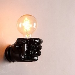 Europeisk Vegg Kreativ Retro Knyttneve Vegglampe Lys