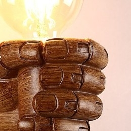 Europeisk Vegg Kreativ Retro Knyttneve Vegglampe Lys