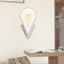 Vegglampetter Moderne Samtids Metall