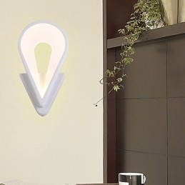 Vegglampetter Moderne Samtids Metall