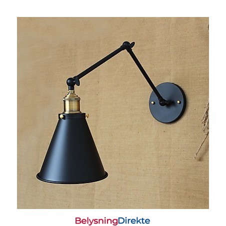 Amerikansk Landlig Pastoral Stil Minimalistisk Dobbeltseng Langarm Vegglampe Midtgang Kanal Lagerinngang