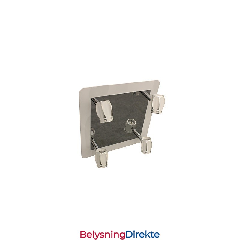 Moderne Kromvegglamper Baderomslamper Med 4 Lys