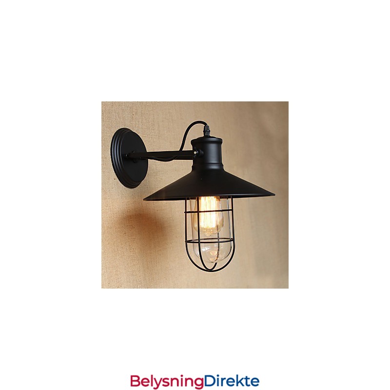 Amerikansk Landlig Stil Korridorbardekorasjon Av Hodet På En Seng Vegglampe