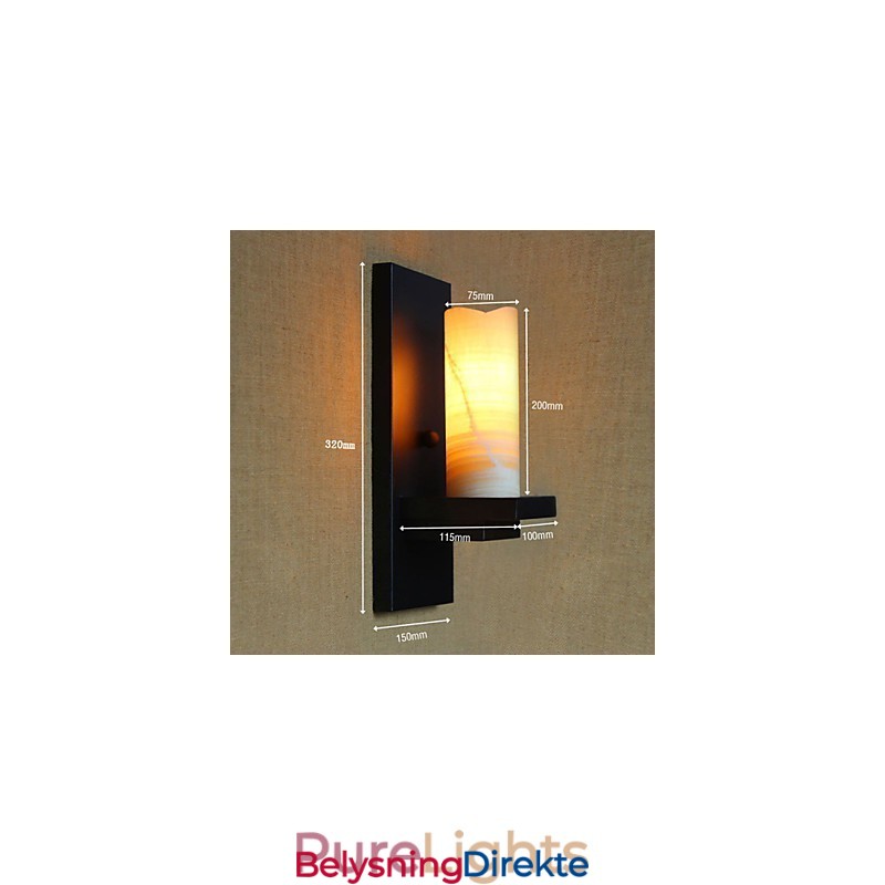 Sylindrisk Amerikansk Landlig Stue Pastoral Midtgang Lager Industri Nattbordsbar Dekorativ Vegglampe