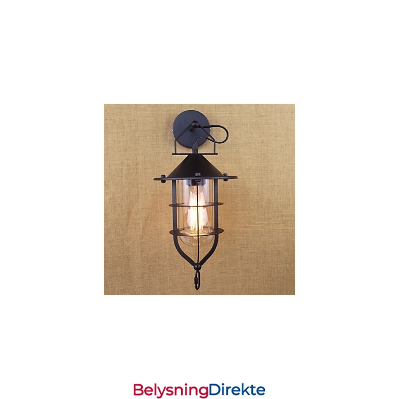 Retro Klesbutikk Restaurantscene Dekorativ Vegglampe