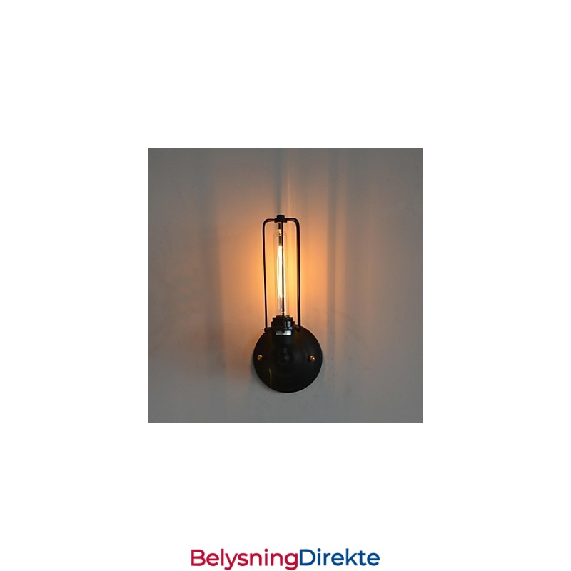 Amerikansk Vintage Vegglampe I Jern