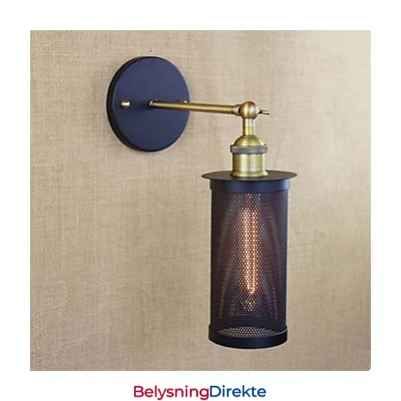 Vegglampe I Smijern Med Jernnett