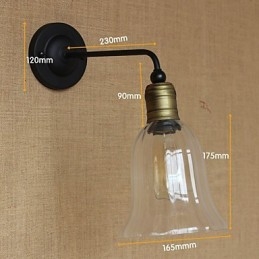 Middelhavs-Amerikansk Landstil Retro Kreativ Industri Gjennomsiktig Glassdør Kafébarvegg