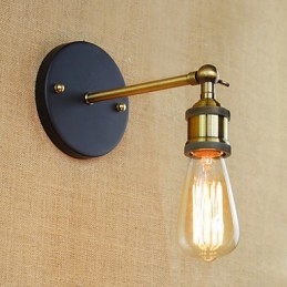 Amerikansk Bar Kafé Restaurant Nattbord Minimalistisk Midtgang Jernvegglampe