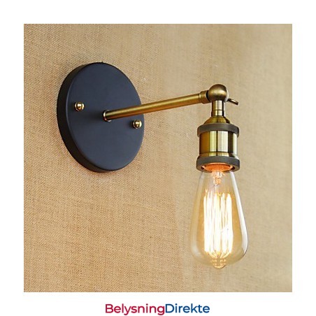 Amerikansk Bar Kafé Restaurant Nattbord Minimalistisk Midtgang Jernvegglampe