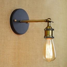 Amerikansk Bar Kafé Restaurant Nattbord Minimalistisk Midtgang Jernvegglampe