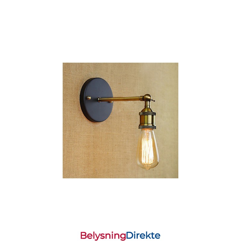 Amerikansk Bar Kafé Restaurant Nattbord Minimalistisk Midtgang Jernvegglampe