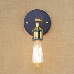 Amerikansk Bar Kafé Restaurant Nattbord Minimalistisk Midtgang Jernvegglampe