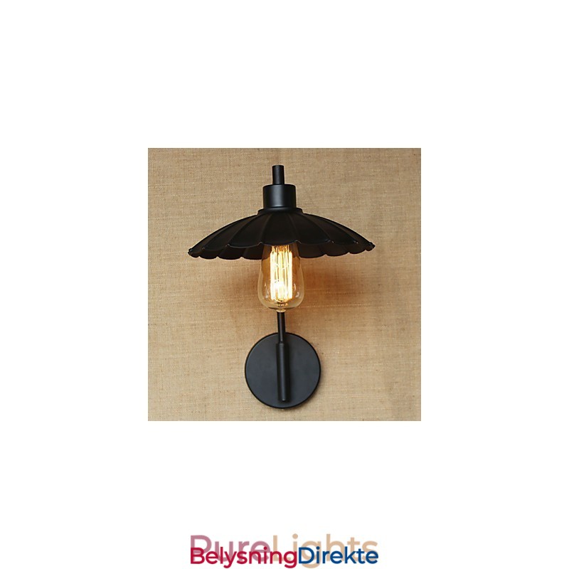 Klassisk Jern Dekorativ Vegglampe Enkel