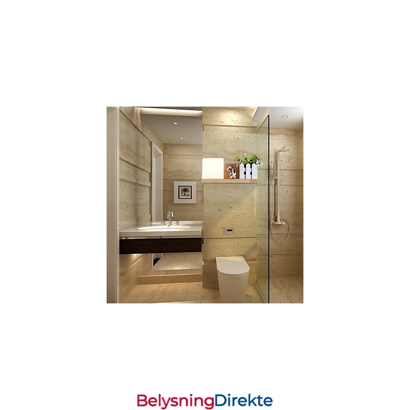 Vegglampe Én Lyskilde Og Glass