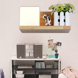 Vegglampe Én Lyskilde Og Glass