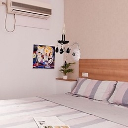 Svart Krystallvegglampe Med Stearinlyspære