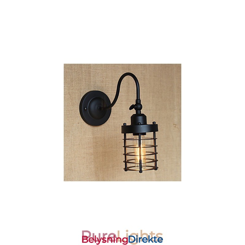 Amerikansk Landlig Minimalistisk Matt Svart Dekorasjonsveggkunst