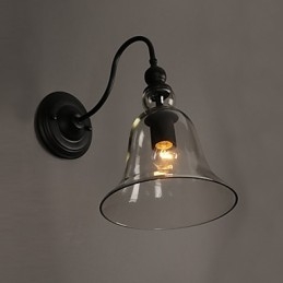 Kreativ Hagelampe Krystallvegglampe Klokke Gjenoppretter Gamle Måter Lys