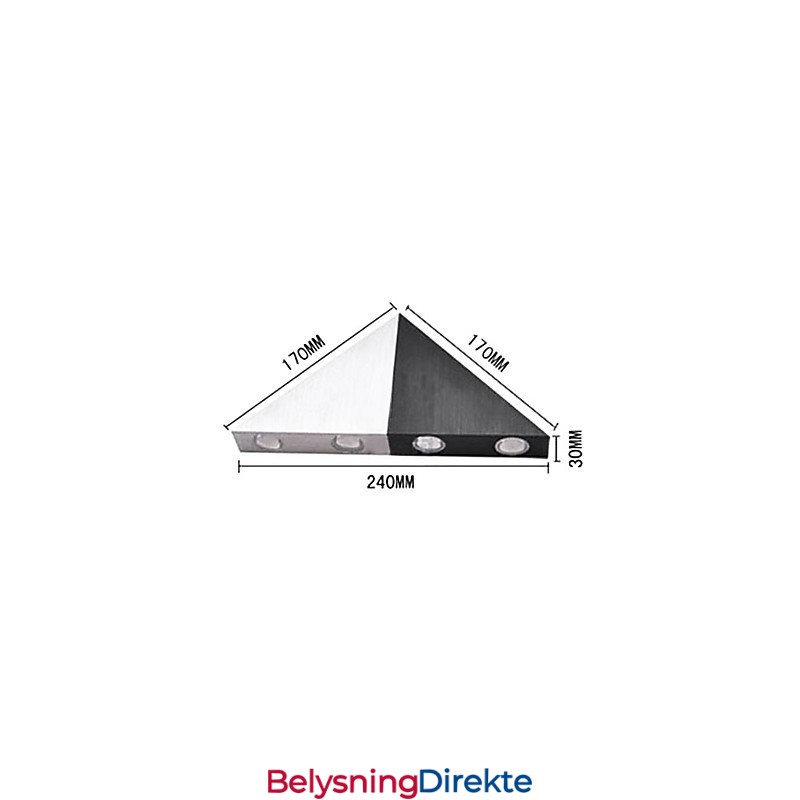 Innfelt Vegglampe Moderne Samtids Metall