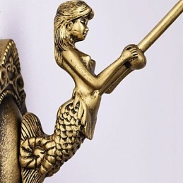 Europeisk Middelhavskontraktert Landlig Kreativ Smijernsvegglampe Glasslamper