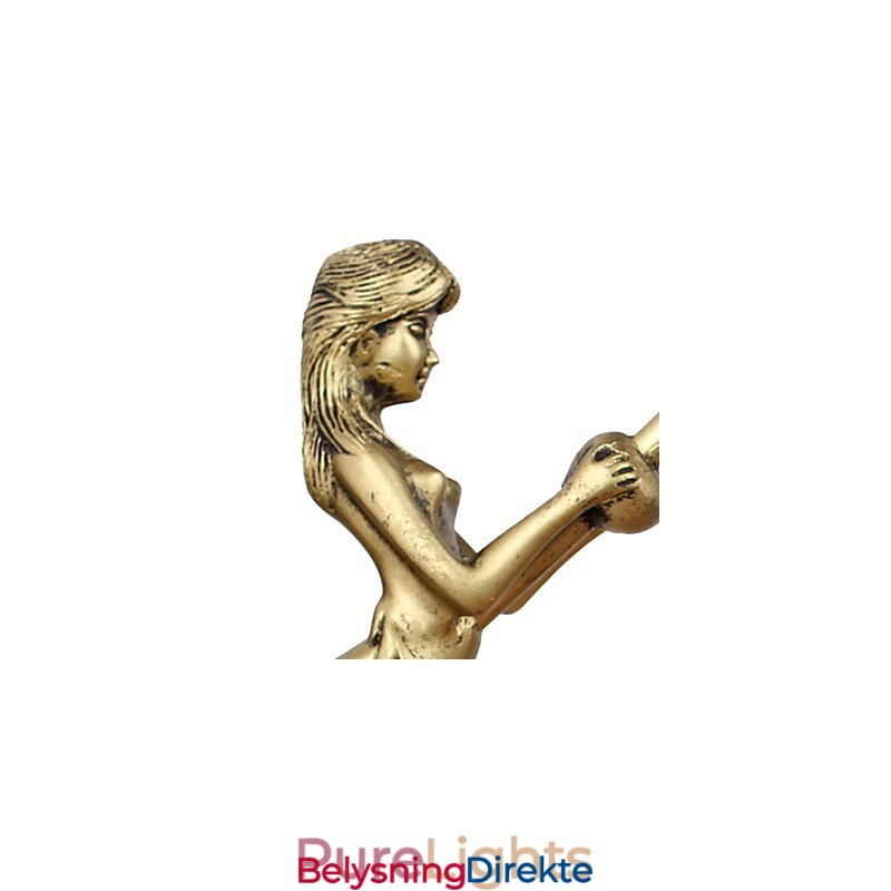 Europeisk Kontraktsfestet Landlig Kreativ Smijernsvegglampe Glasslamper