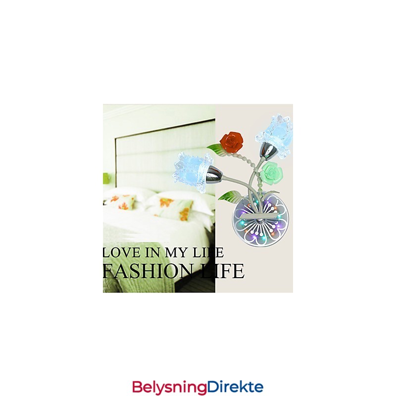 Kreative Moderne Og Kontrakterte Kreative Krystallvegglampelys