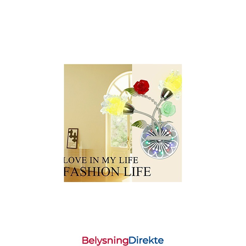 Kreative Moderne Og Kontrakterte Kreative Krystallvegglampelys