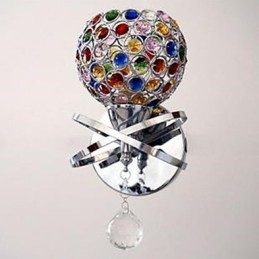 Krystallvegglampe Med Enkelt Hode