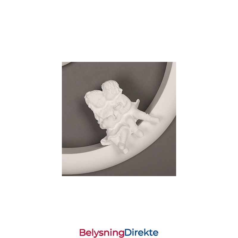 Søt Pastoral Gips Morsom Barnerom Veranda Vegglampe Lys