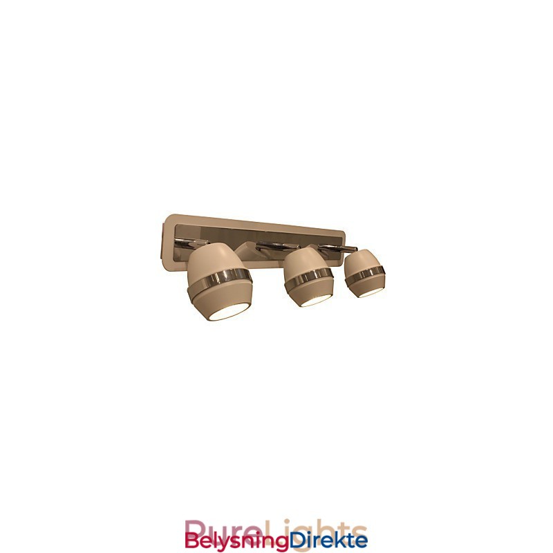 Moderne Sfæriske Kromvegglamper Baderomslamper Med 3 Lys