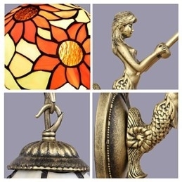 Jule Europeiske Kontraktsfestede Landlige Kreative Smijernsvegglampelys