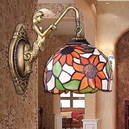 Jule Europeiske Kontraktsfestede Landlige Kreative Smijernsvegglampelys