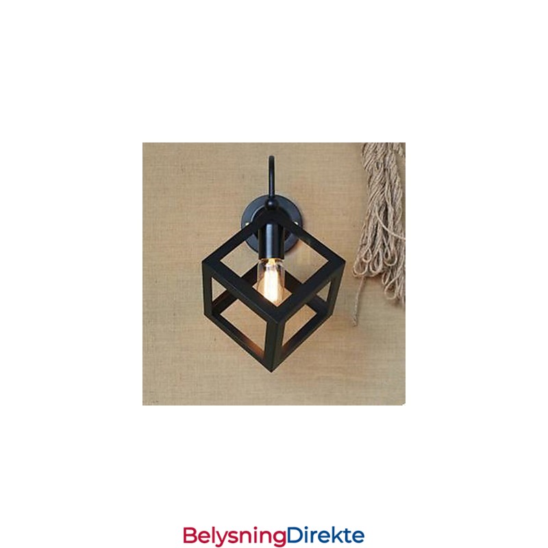 Bar Klesbutikk Restaurant Trapp Xuan Industrielt Firkantet Vindu Dekorerer Vegglampe