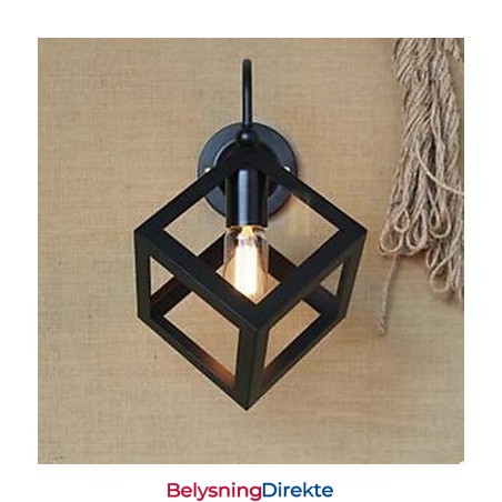 Bar Klesbutikk Restaurant Trapp Xuan Industrielt Firkantet Vindu Dekorerer Vegglampe