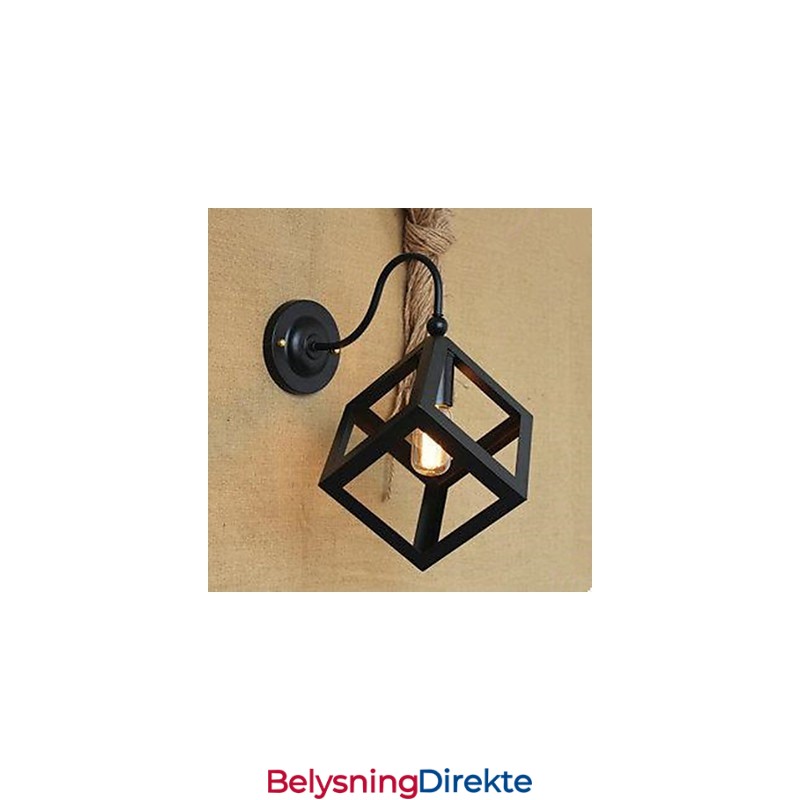 Bar Klesbutikk Restaurant Trapp Xuan Industrielt Firkantet Vindu Dekorerer Vegglampe