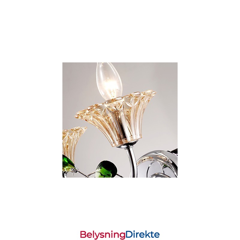 Vegglampetter Baderomsbelysning Stearinlys Vegglamper Krystall Moderne Samtids Metall