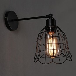 Industriell Vindlampe Med Ett Hode, Kontraktsfestet Europeisk Type, Smijernslampe