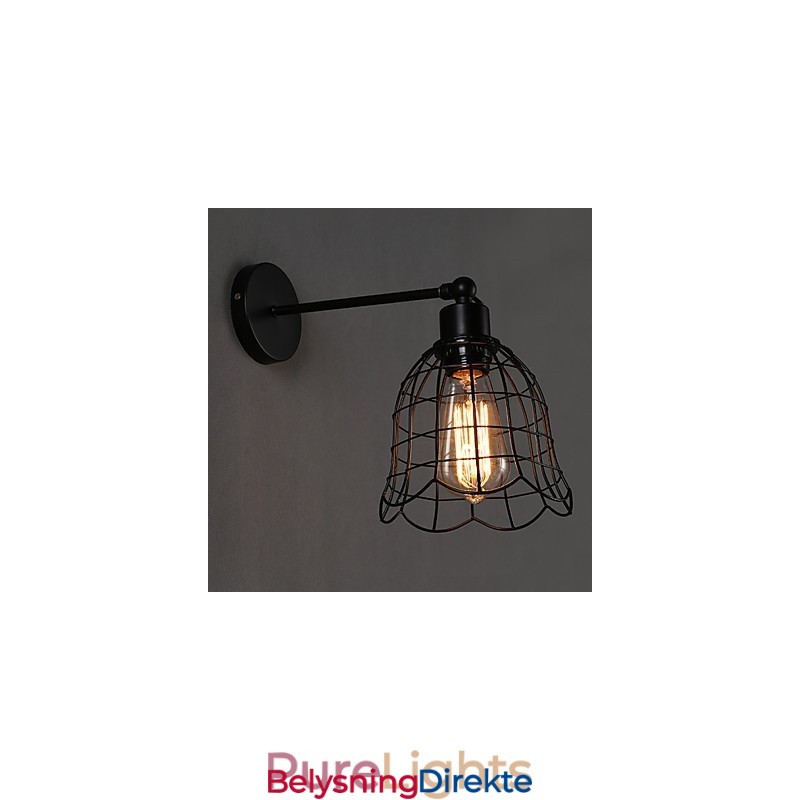 Industriell Vindlampe Med Ett Hode, Kontraktsfestet Europeisk Type, Smijernslampe