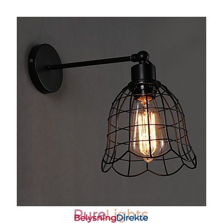 Industriell Vindlampe Med Ett Hode, Kontraktsfestet Europeisk Type, Smijernslampe