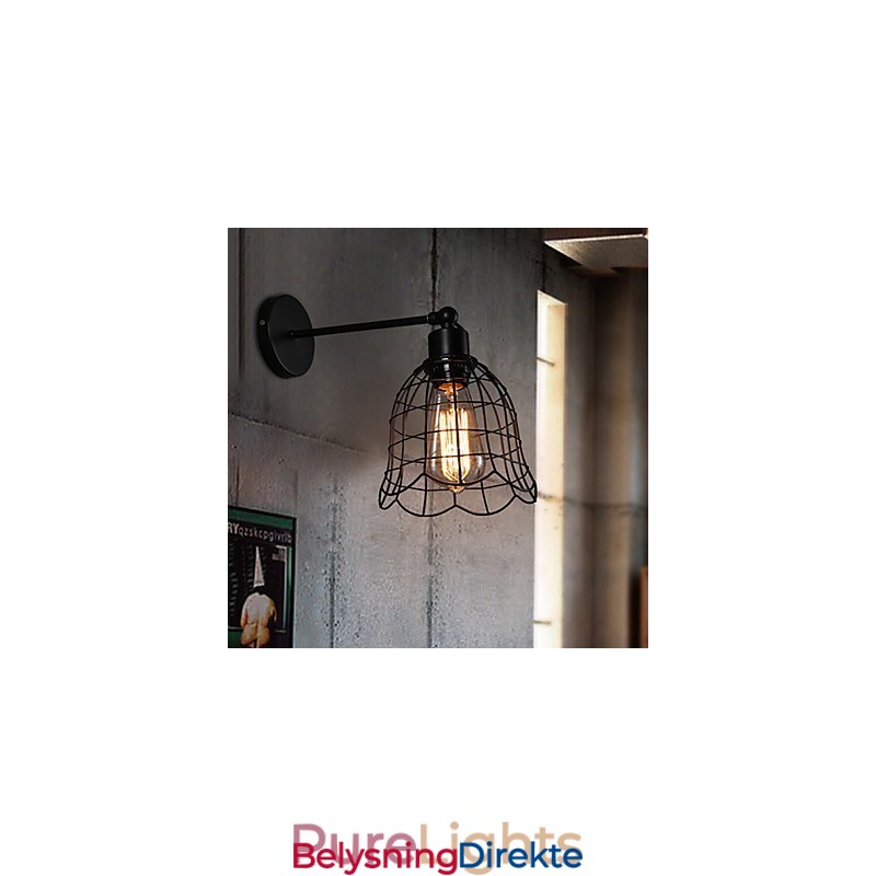 Industriell Vindlampe Med Ett Hode, Kontraktsfestet Europeisk Type, Smijernslampe