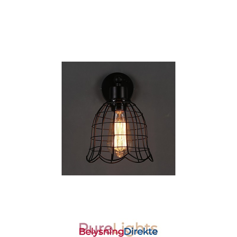 Industriell Vindlampe Med Ett Hode, Kontraktsfestet Europeisk Type, Smijernslampe