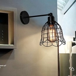 Industriell Vindlampe Med Ett Hode, Kontraktsfestet Europeisk Type, Smijernslampe