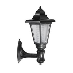 Solcelledrevet Utendørs Hagesti Sikkerhet Vegglampe Landskapslampe