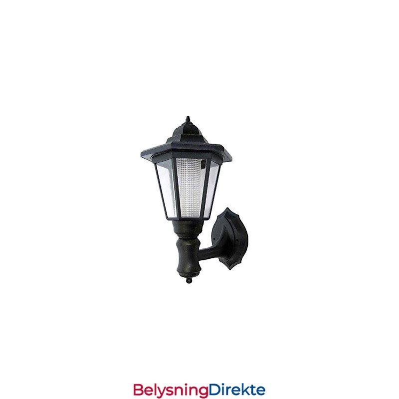 Solcelledrevet Utendørs Hagesti Sikkerhet Vegglampe Landskapslampe