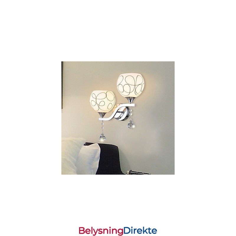 Kreative Moderne Og Kontrakterte Kreative Krystallvegglampelys